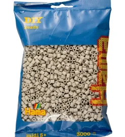 Hama Perler|Midi Perler - 3000 stk. - 109 Skyet Grå