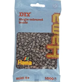 Hama Perler|Midi Perler - 1000 stk. - 117 Gråbrun