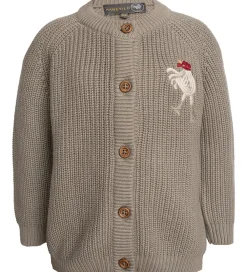 Børn Hanevild Cardigans>Cardigan - Strik - Kaj - Caribou