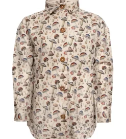 Børn Hanevild Skjorter|Skjorte - Mushroom - Rainy