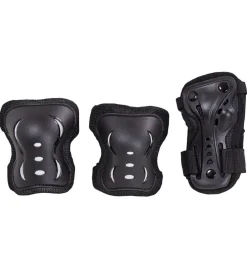 HangUp Rulleskøjter|Rulleskøjter>Beskyttelsessæt - 3-pak - Sort