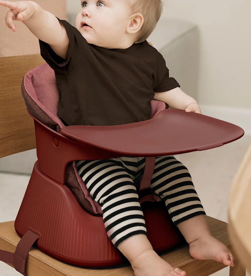 Hannie Højstole|Møbler|Højstol - Transportabel - Mahogany Red