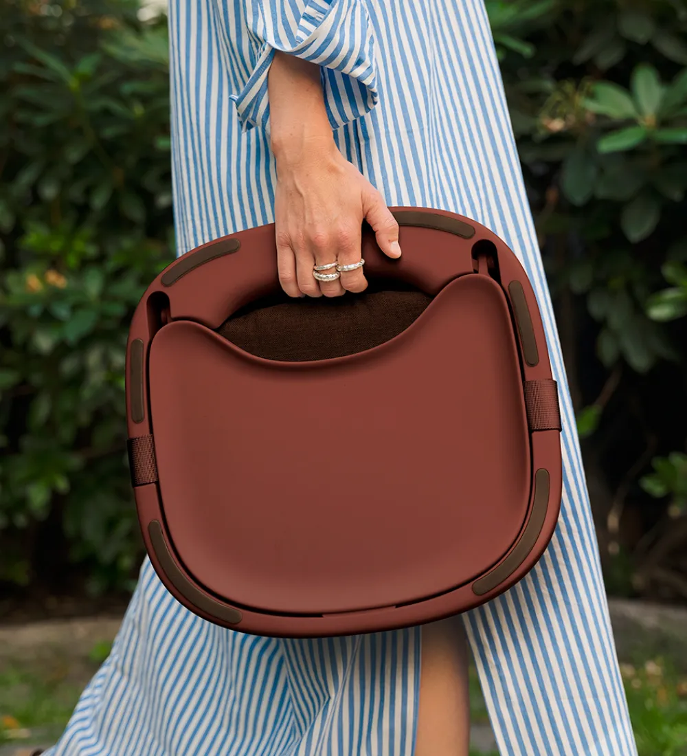 Hannie Højstole|Møbler|Højstol - Transportabel - Mahogany Red