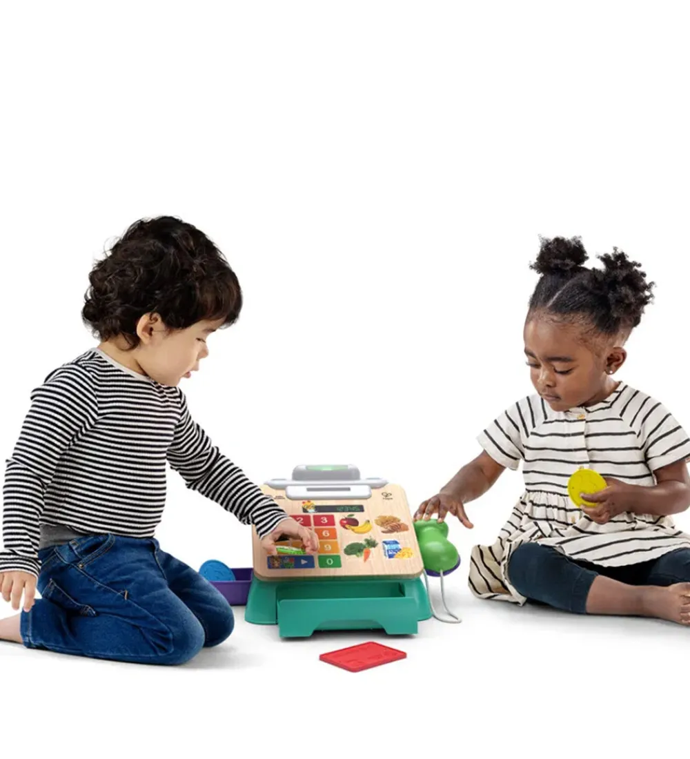 Hape Trælegetøj>Kasseapparat m. Lyd - Magic Touch Cash Register