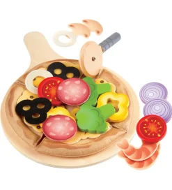 Hape Legekøkken Og Legemøbel>Legemad - 29 dele - Pizza