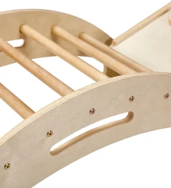 Hemmingsen Kids Motorisk Legetøj|Tumlemøbler|Klatrebue - Luna - 90x45x48 cm - Nature