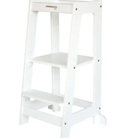 Hemmingsen Kids Stole|Skamler|Læringstårn - Martin - 40x42x86 cm - Hvid