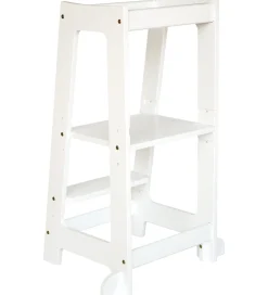 Hemmingsen Kids Stole|Skamler|Læringstårn - Martin - 40x42x86 cm - Hvid