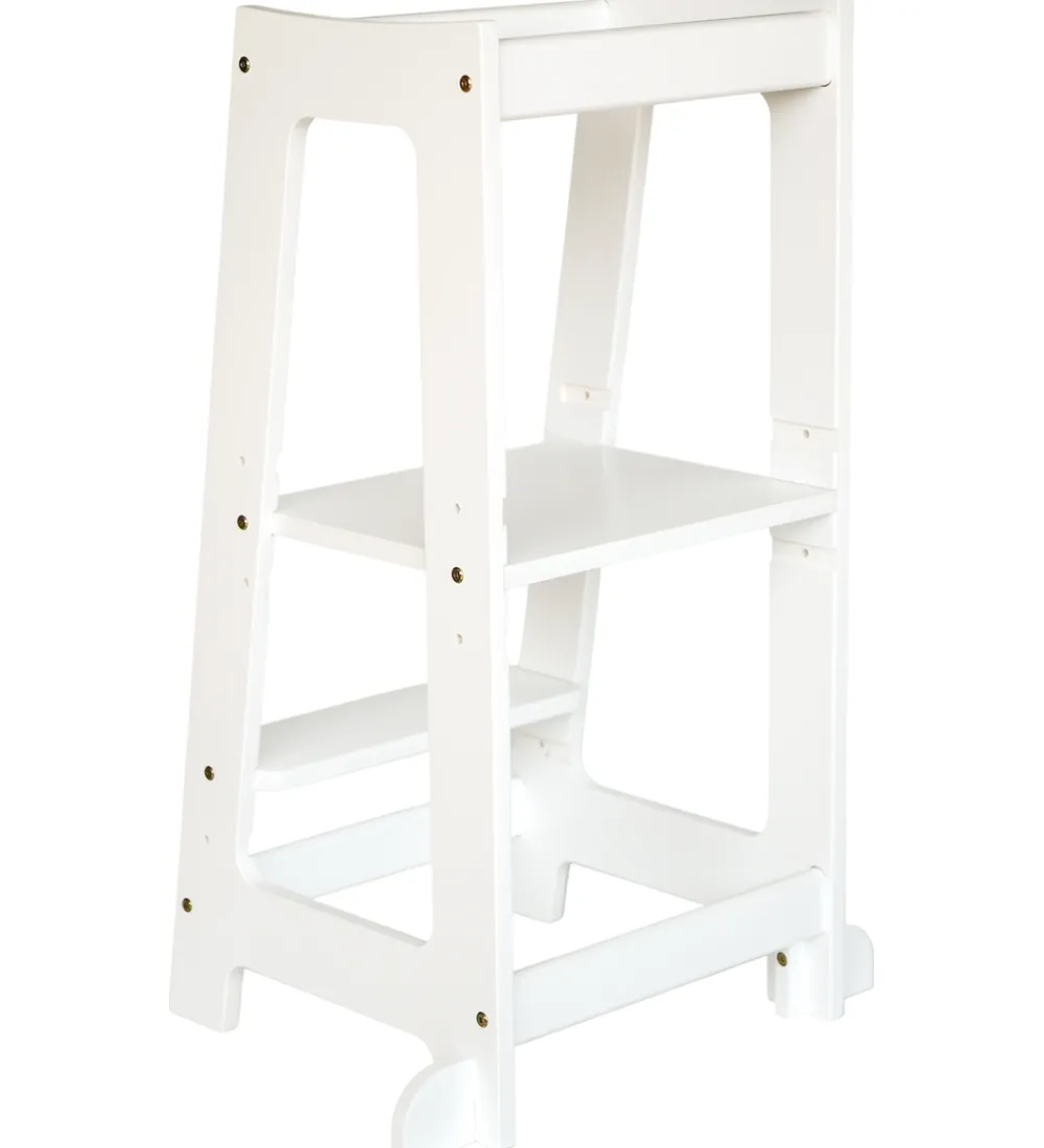 Hemmingsen Kids Stole|Skamler|Læringstårn - Martin - 40x42x86 cm - Hvid