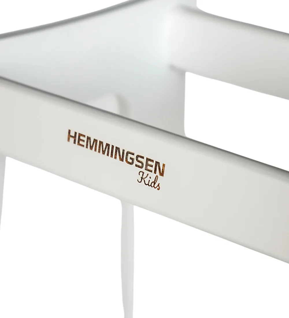 Hemmingsen Kids Stole|Skamler|Læringstårn - Martin - 40x42x86 cm - Hvid