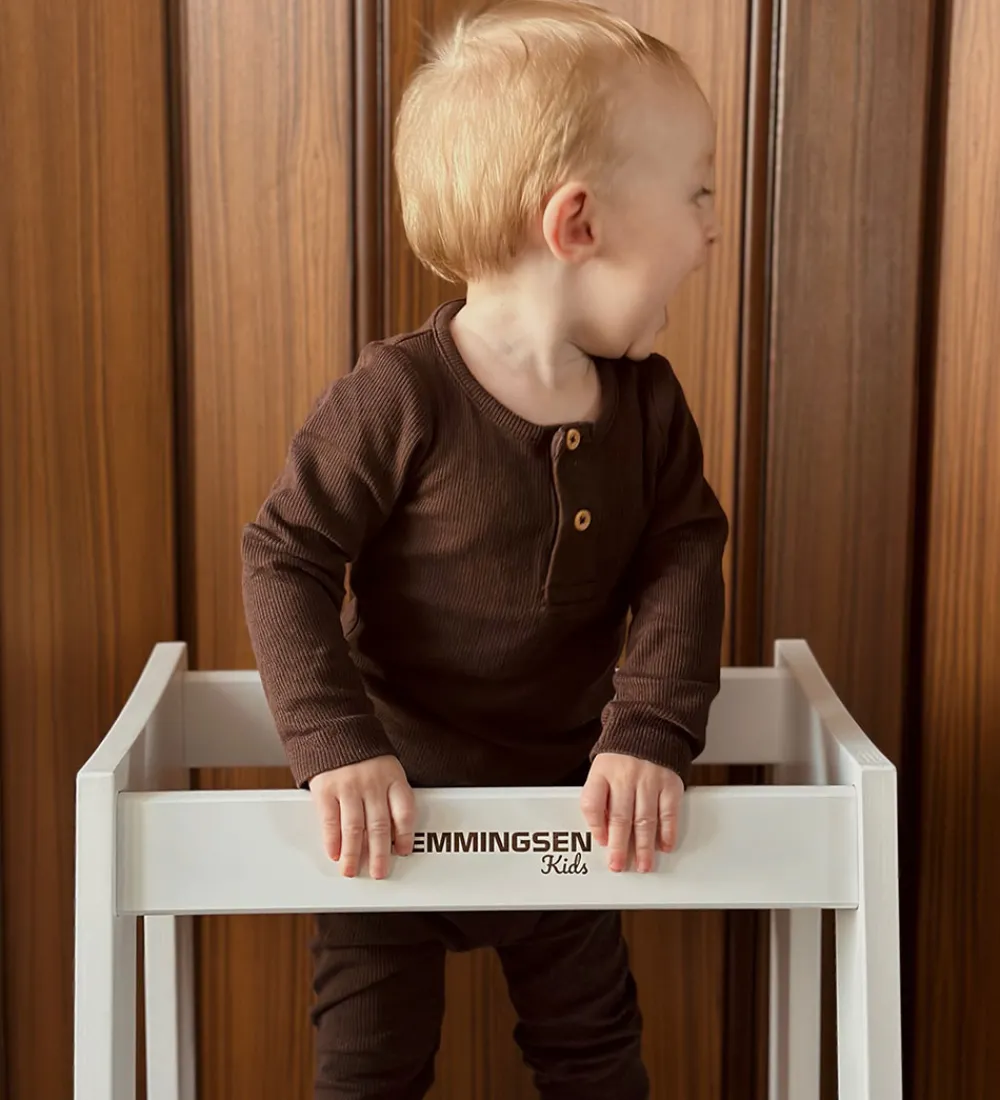 Hemmingsen Kids Stole|Skamler|Læringstårn - Martin - 40x42x86 cm - Hvid