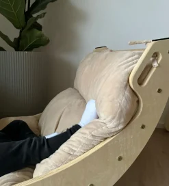 Hemmingsen Kids Madrasser|Luksus Madras - Velour - Luna - 140x60 cm - Beig