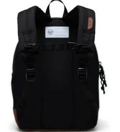 Børn Herschel Børnehavetasker>Børnehavetaske - Heritage Kids - EcoSystem - Sort/Saddl