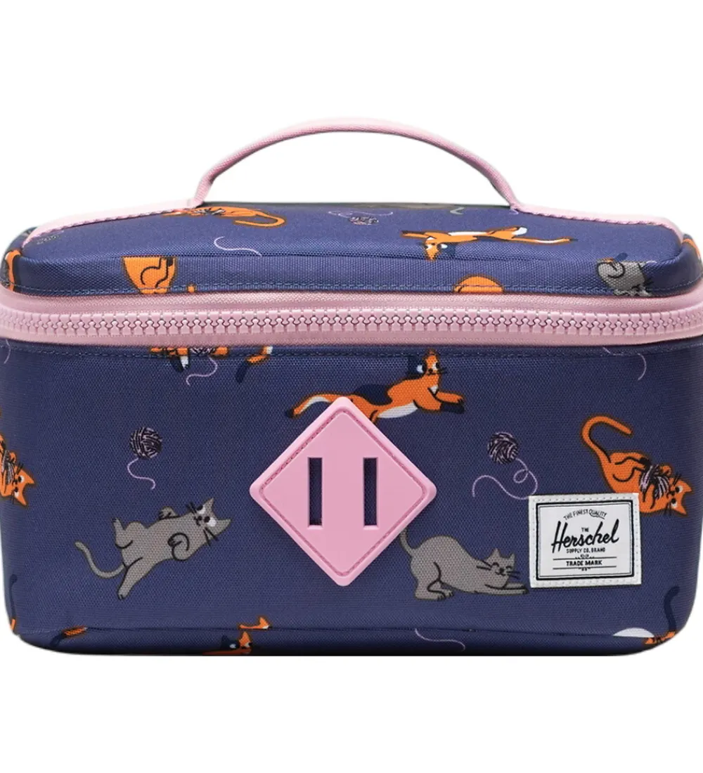 Herschel Køletasker>Køletaske - Heritage - Lunch Box - Playing Cats