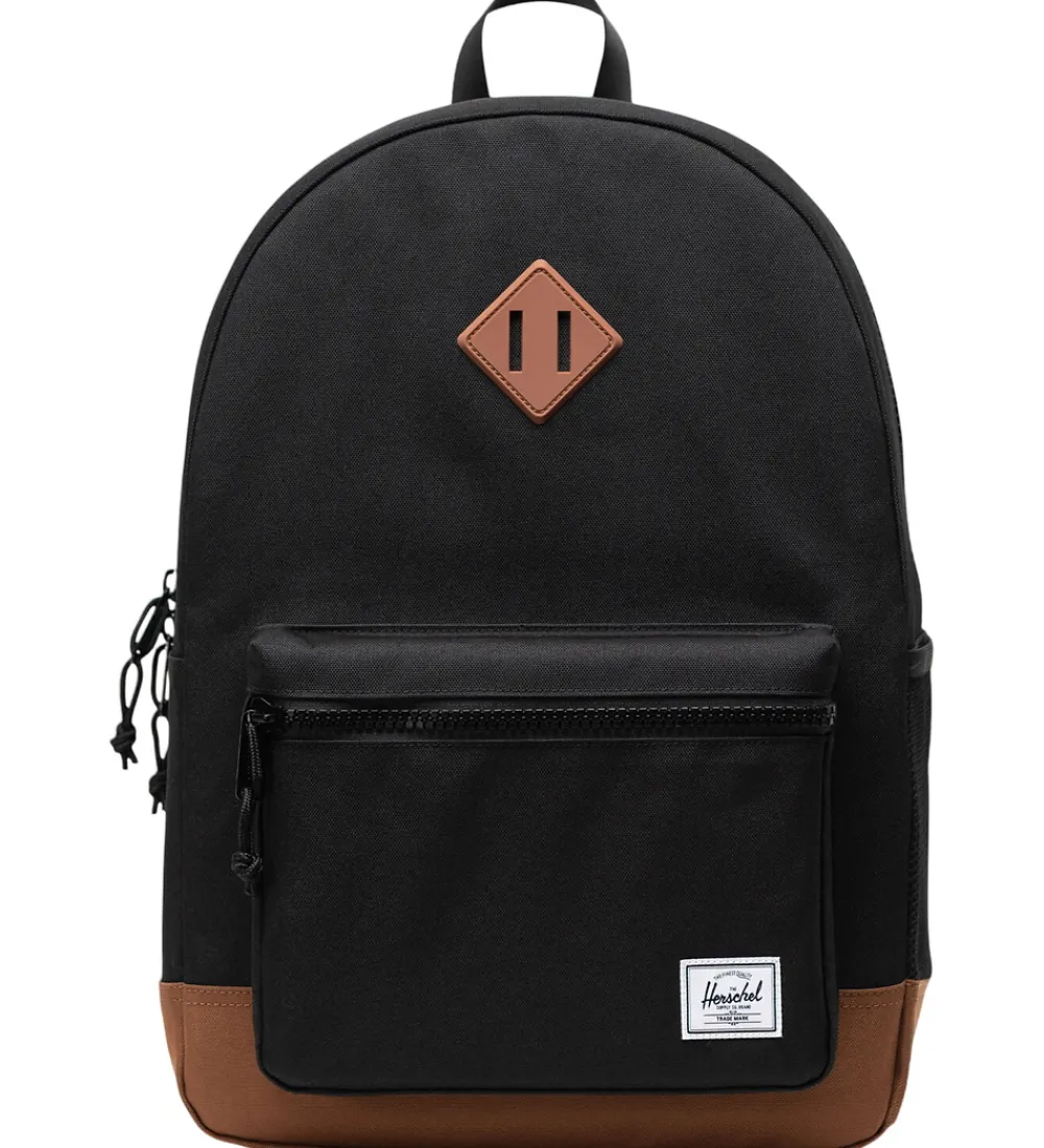 Herschel Tasker|Rygsække>Rygsæk - Heritage Youth - 26 L - Sort/Saddle Brown