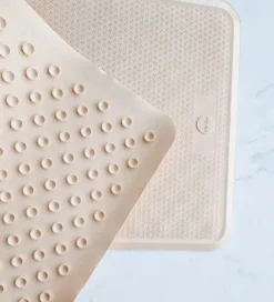 Hevea Badekar Og Bademåtter|Bademåtte - Naturgummi - 75x34 cm - Sand
