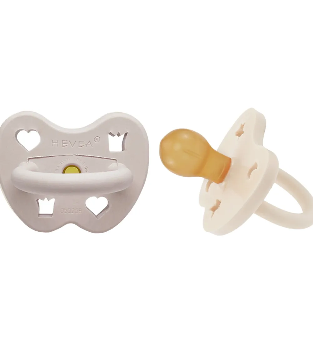 Hevea Sutter>Sutter - 3-36 mdr - 2-pak - Naturgummi - Milky/Soft Pebble