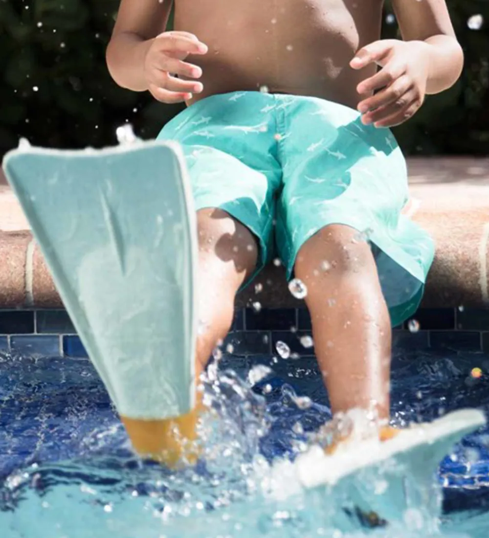 Hevea Svømmefødder>Svømmefødder - Naturgummi - Mottled Mint