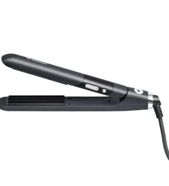 HH Simonsen Krøllejern|Hårstyling|Crepejern - MIDI VS6 - Sort