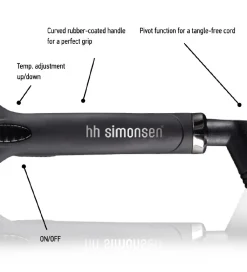 HH Simonsen Hårstyling></noscript>Midi Waver - Sort
