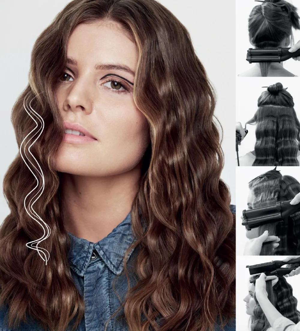 HH Simonsen Krøllejern|Hårstyling>Rod VS5 Deep Waver Krøllejern - Sort