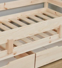 Børn Hoppekids Senge|Sengeheste|Sengehest - ECO Comfort - 100x22,5 cm - Natural Wood