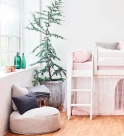 Hoppekids Stole|Sækkestole></noscript>Sækkestol - Winter Wonderland - 75x23 cm - Grå