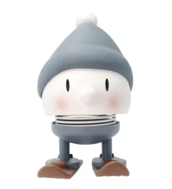 Hoptimist Pyntefigurer|Skiing Bumble - 7,2 cm - Sky
