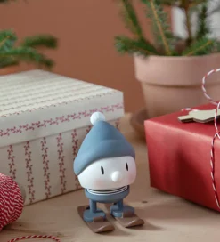 Hoptimist Pyntefigurer|Skiing Bumble - 7,2 cm - Sky