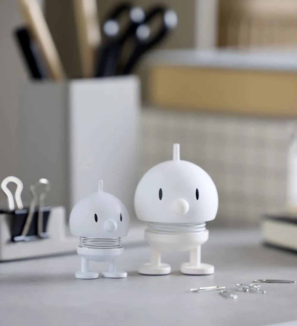 Hoptimist Pyntefigurer|Dekoration|Soft Bumble Sæt - Mini/Small - Hvid