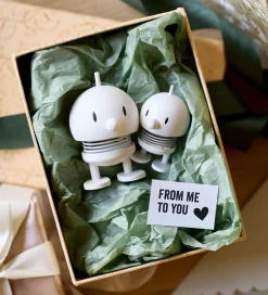 Hoptimist Pyntefigurer|Dekoration|Soft Bumble Sæt - Mini/Small - Hvid