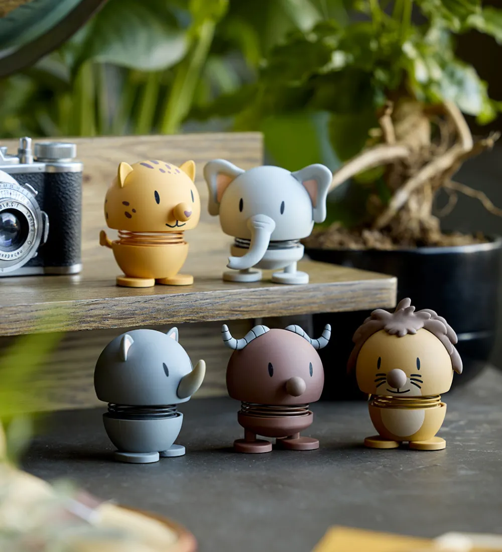 Hoptimist Pyntefigurer|Dekoration|Soft Elephant - 7,6 cm - Grå