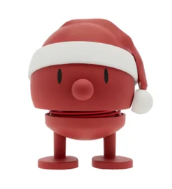 Hoptimist Pyntefigurer|Soft Santa Bumble - 10,5 cm - Rød