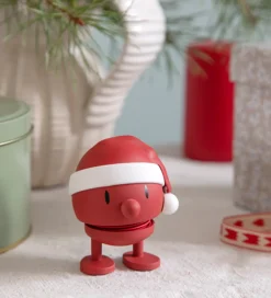 Hoptimist Pyntefigurer|Soft Santa Bumble - 10,5 cm - Rød
