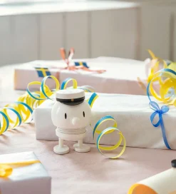 Hoptimist Pyntefigurer|Swedish Student Bumble - Small - 7,5 cm - Hvid