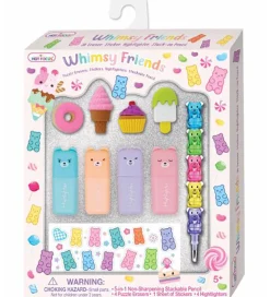 Hot Focus Tuscher Og Farver|5i1 Blyant m. Viskelæder/Highlightere