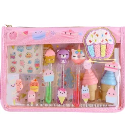 Hot Focus Tuscher Og Farver>Taske m. Tilbehør - 3 Gelpenne/Notesblok