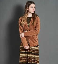 Børn Hound Jakkesæt Og Blazers></noscript>Blazer - Fløjl - Light Brown