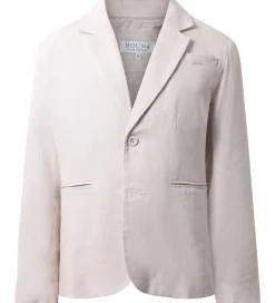 Børn Hound Konfirmationstøj|Jakkesæt Og Blazers>Blazer - Hør - Beige