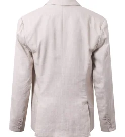 Børn Hound Konfirmationstøj|Jakkesæt Og Blazers>Blazer - Hør - Beige