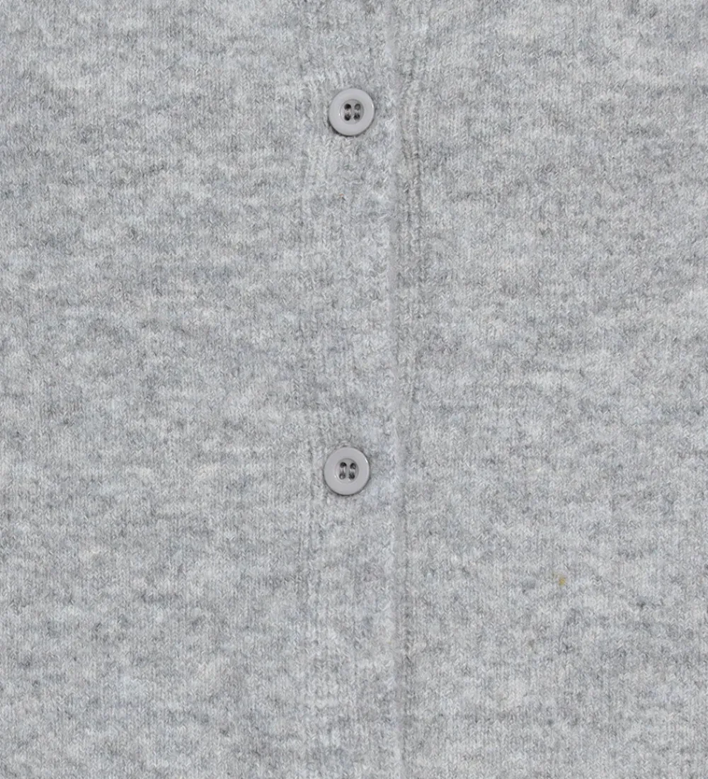 Børn Hound Cardigans>Cardigan - HdLea - Grey Melangé