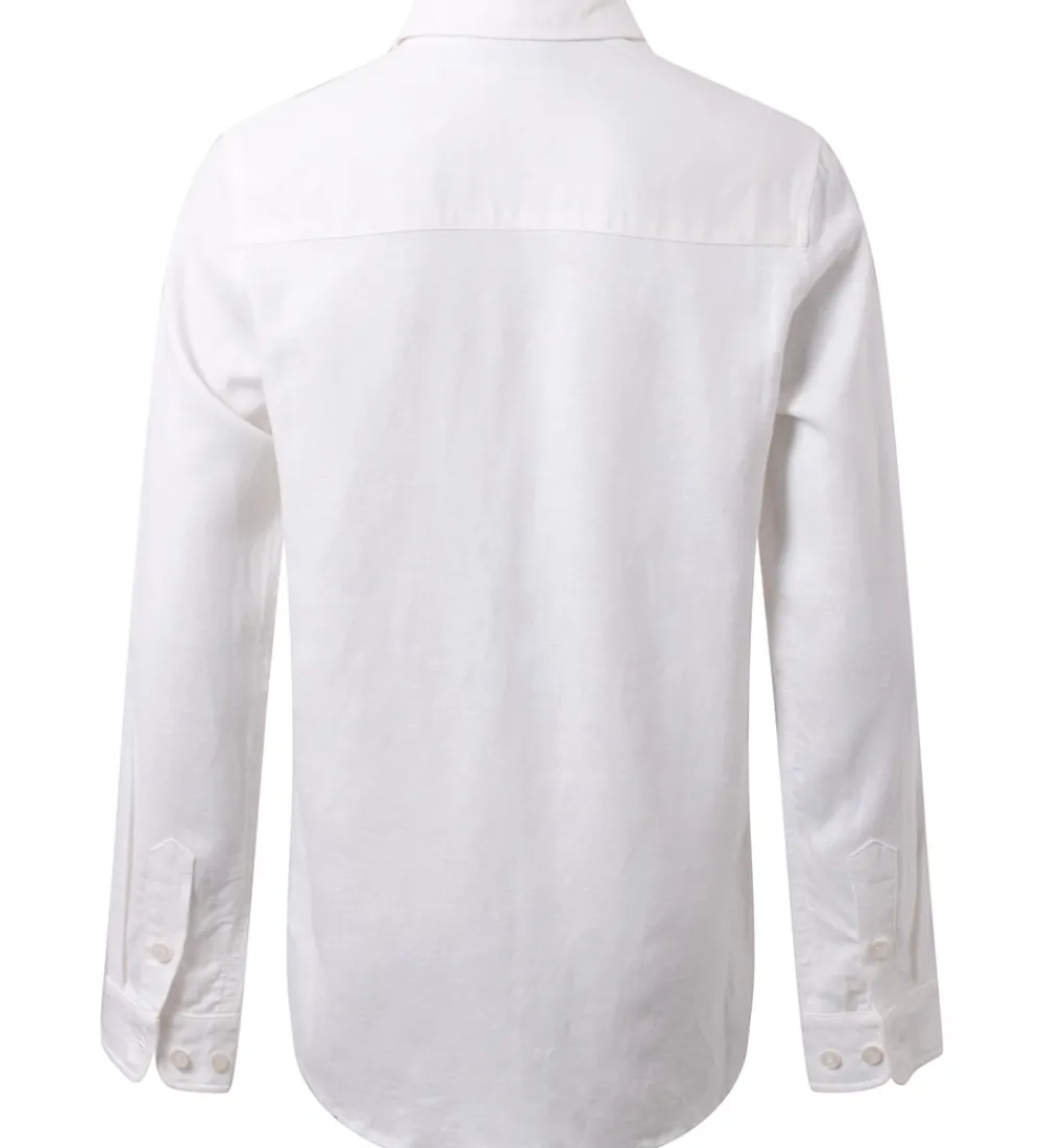 Børn Hound Konfirmationstøj|Skjorte - Hør/Viskose - Hvid