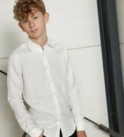 Børn Hound Konfirmationstøj|Skjorte - Hør/Viskose - Hvid