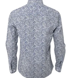 Børn Hound Konfirmationstøj|Skjorte - Hvid/Blå m. Blomster