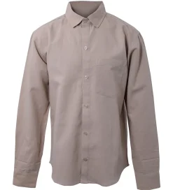 Børn Hound Konfirmationstøj>Skjorte - Linen Blend - Sand