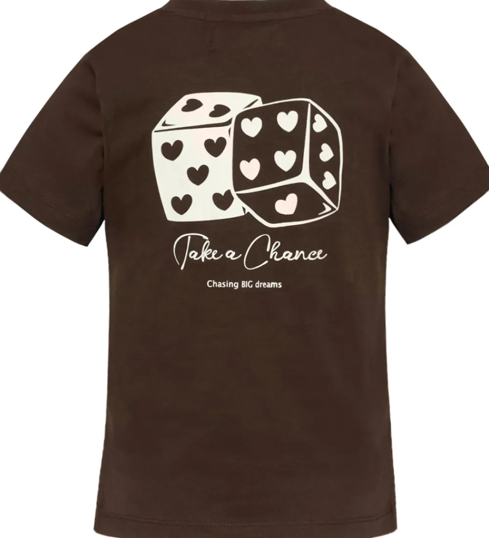 Børn Hound T-Shirts|T-shirt - HdAsta - Dark Brown