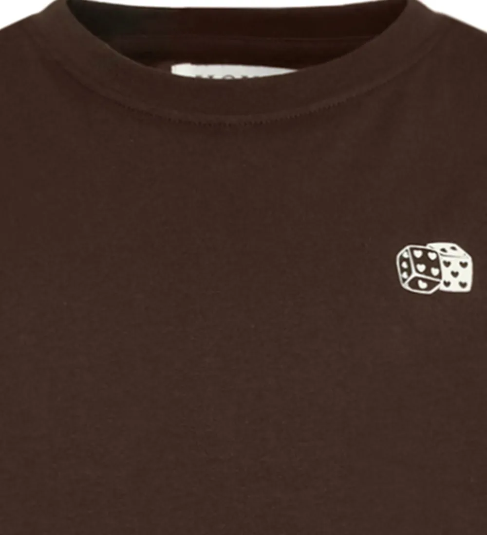 Børn Hound T-Shirts|T-shirt - HdAsta - Dark Brown