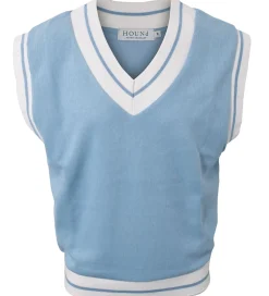 Børn Hound Veste|Vest - Tennis Vest - Strik - Light Blue