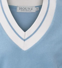 Børn Hound Veste|Vest - Tennis Vest - Strik - Light Blue