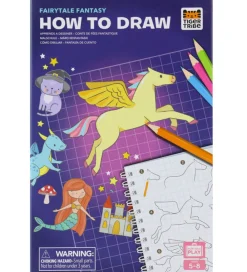 Tiger Tribe Skriveredskaber|Skole>How to Draw Tegnesæt - Lær At Tegne - Fairytale Fantasy